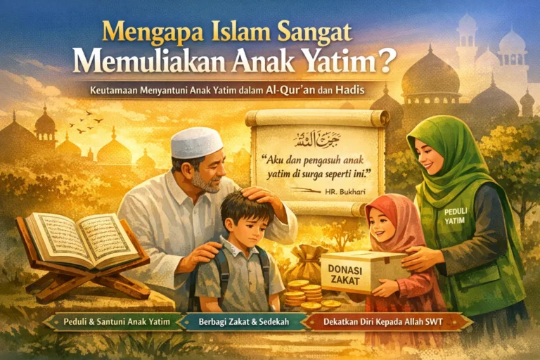 MENGAPA ISLAM SANGAT MEMULIAKAN ANAK YATIM?