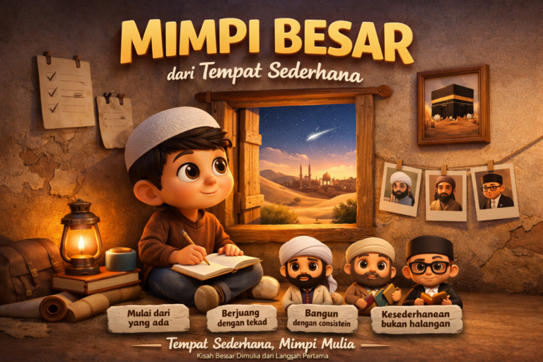 mimpi besar yang terlahir di tempat sederhana