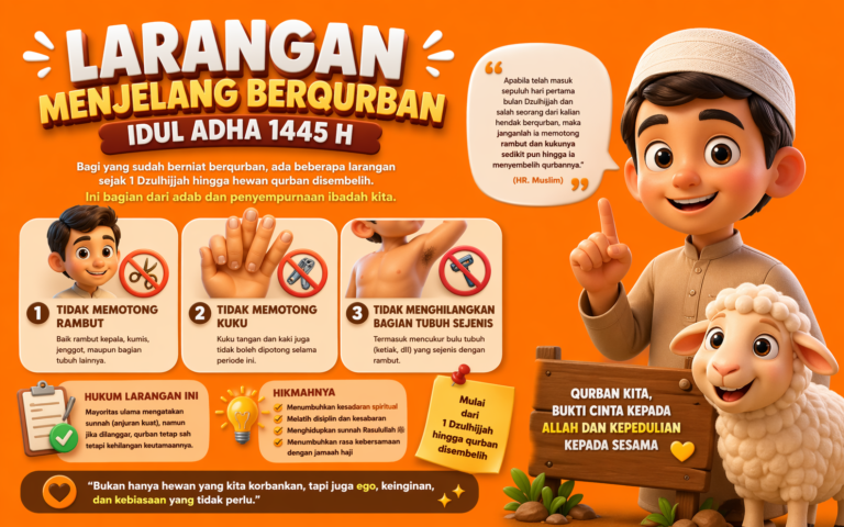 Sebelum Qurban, Pahami Ini : larangan sebelum berqurban