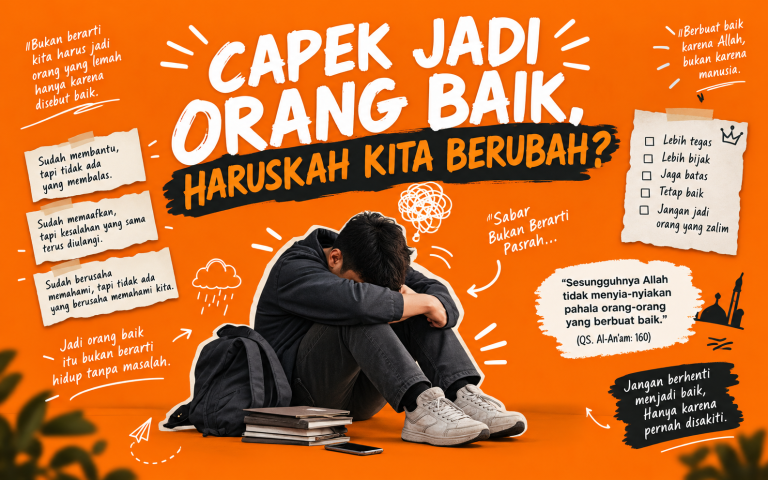 Capek Jadi Orang Baik: Haruskah Kita Berubah?