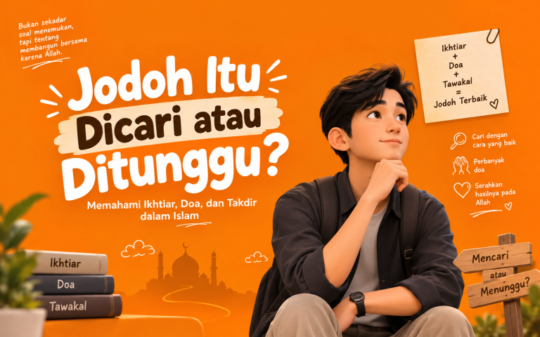 Jodoh Itu Dicari atau Ditunggu? Memahami Ikhtiar, Doa, dan Takdir dalam Islam
